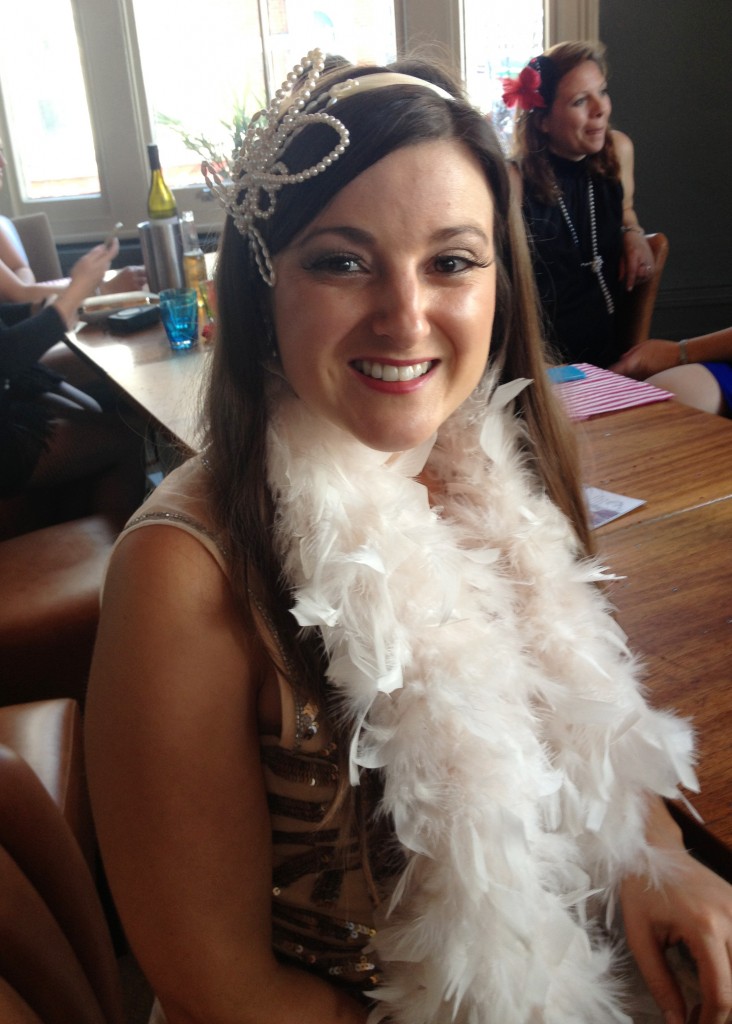 "I made this and it's even better than your sample!" Lindsay was the hen party organiser and worked with me to create a magnificent party! Thanks lovely, you are a Glam Hatter Girl xxx ww.glamhatters.com