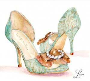 vintage-inspired wedding shoes