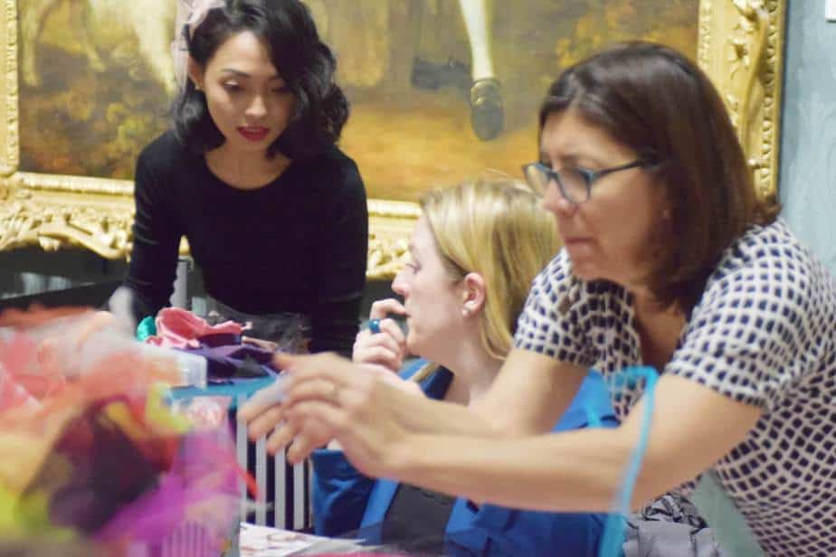 Valentine’s Fascinator Making at The National Gallery.