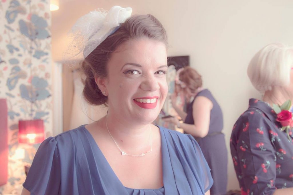 white fascinator