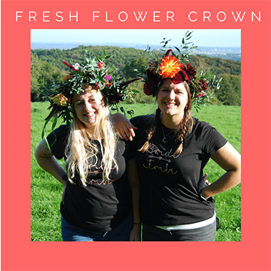 FLORAL CROWN WORKSHOP [Using Real Flowers)