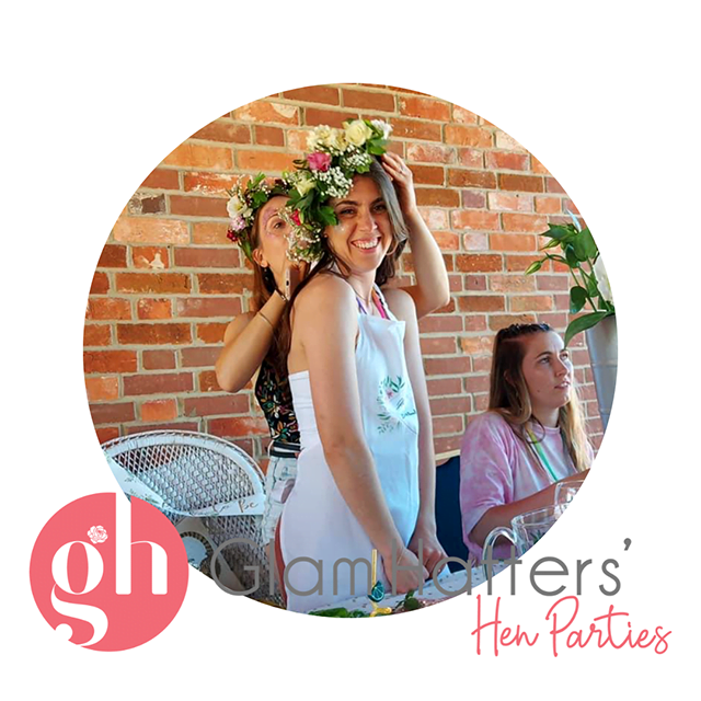 Flower Crown Workshop in Somerset.