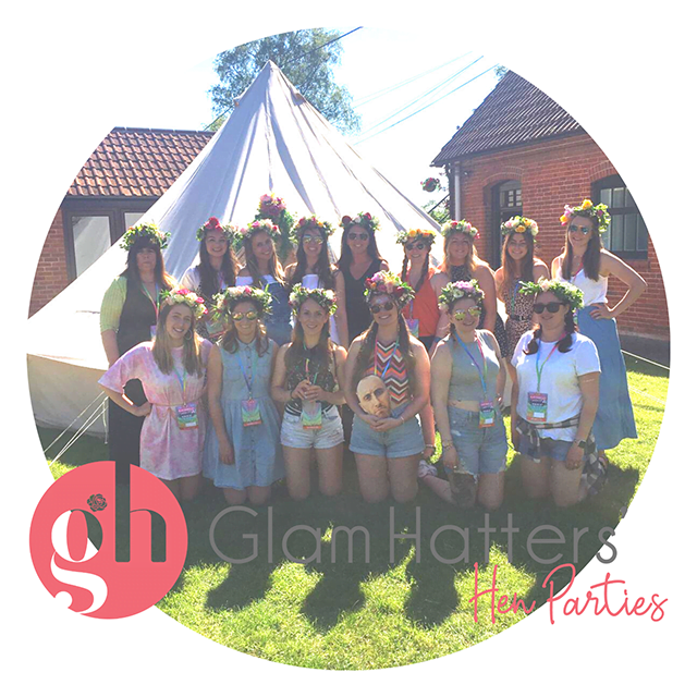 Glamping hen party in Somerset